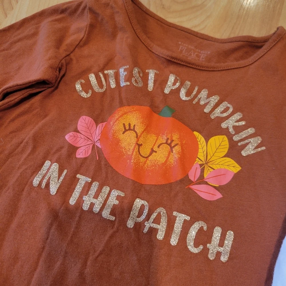 The Children's Place Fall Thanksgiving Long Sleeve T-shirt Bundle Size 3T